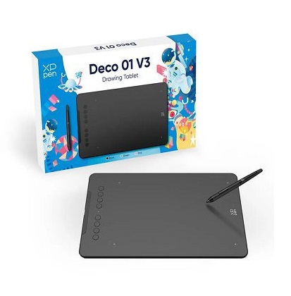 قلم نوری XP-Pen Deco 01 V3 – انتخابی حرفه‌ای و اقتصادی برای طراحی دیجیتال
