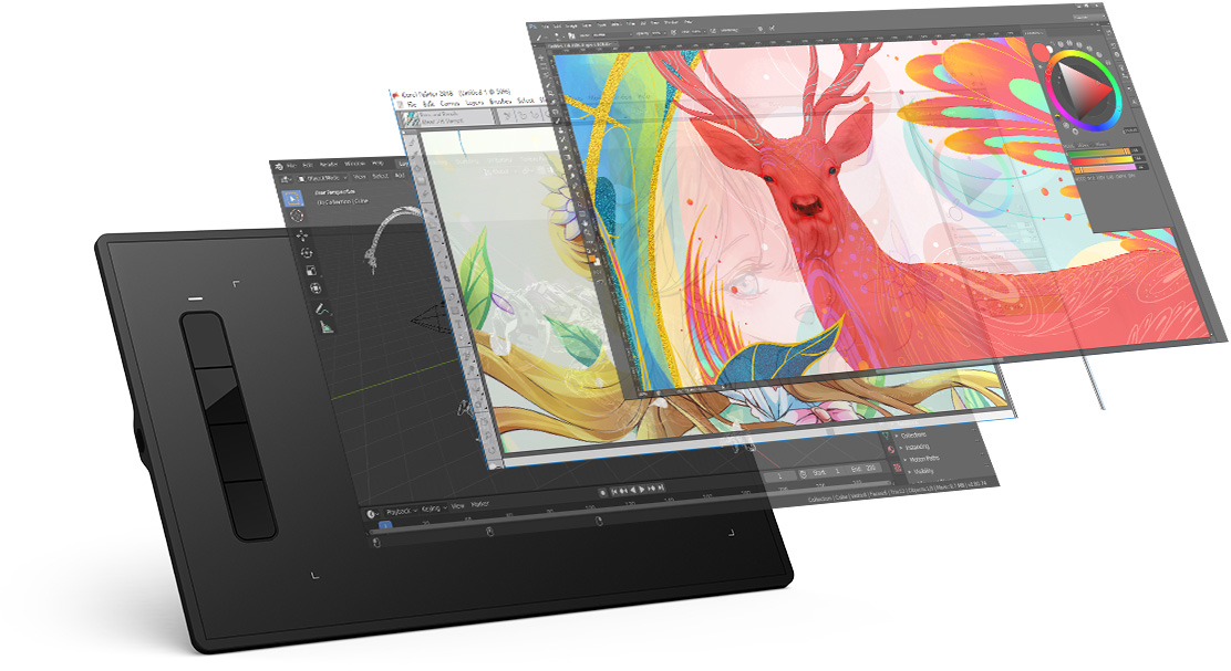خرید قلم نوری XP-PEN Star G960S از رایان دیجیت