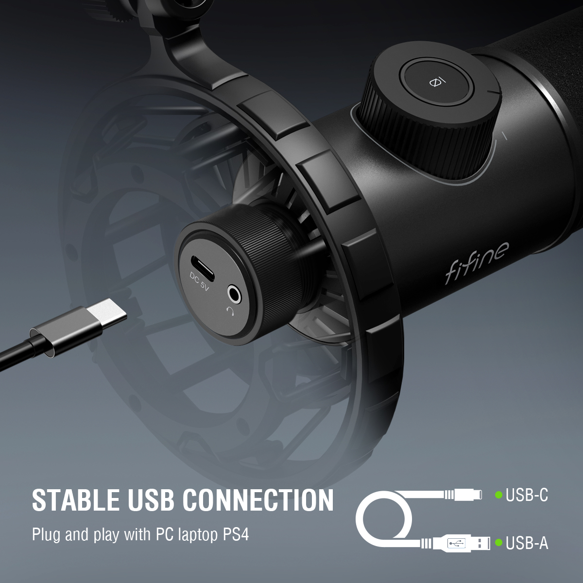 اتصال اسان میکروفون T658