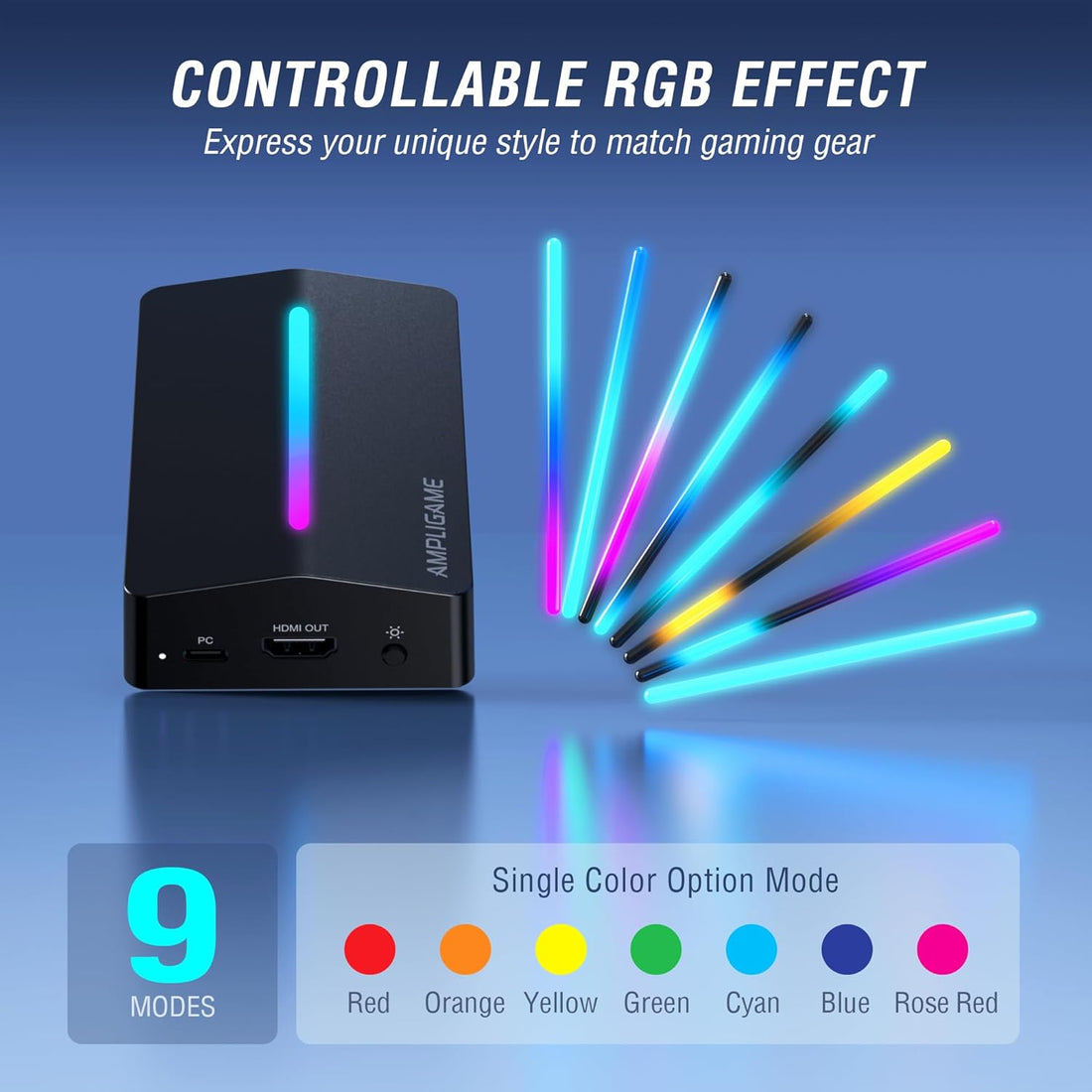 نورپردازی RGB جذاب 