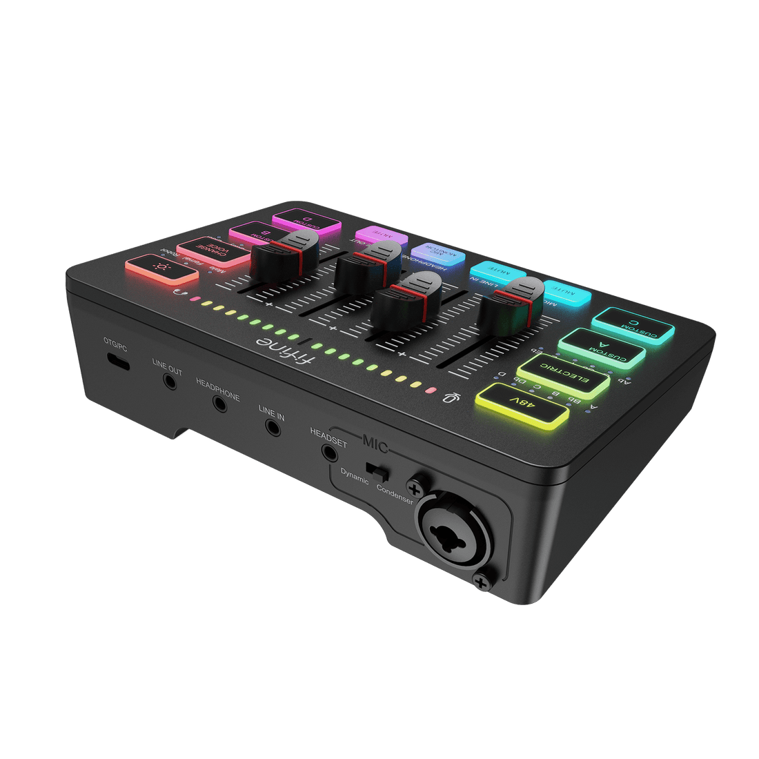 میکروفون میکسر صوتی FIFINE AmpliGame SC3 با RGB