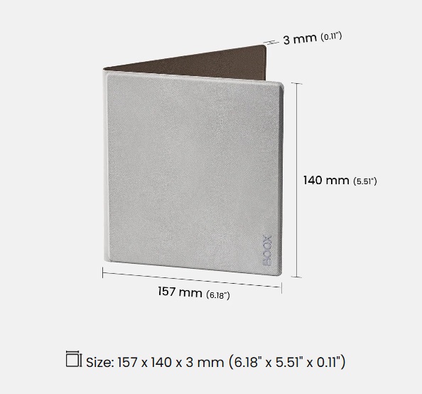 کاور مغناطیسی BOOX Go 7 Series خاکستری