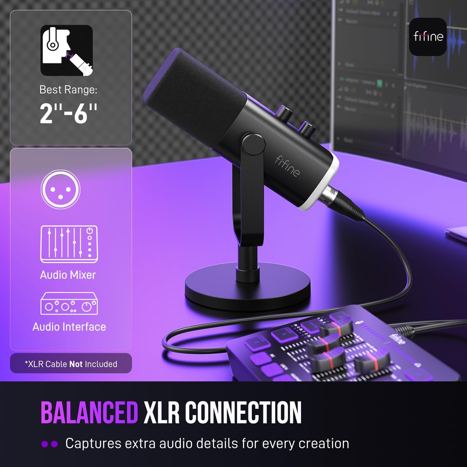 میکروفون استریمینگ داینامیک FIFINE AmpliGame AM8
