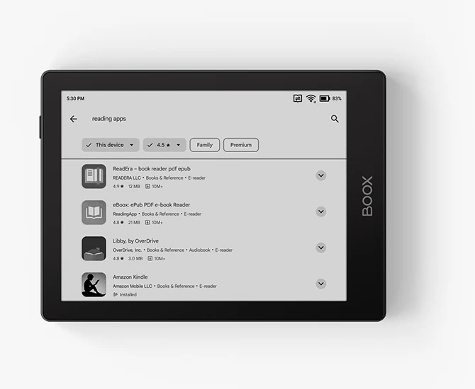 قابلیت هوشمند boox go 6