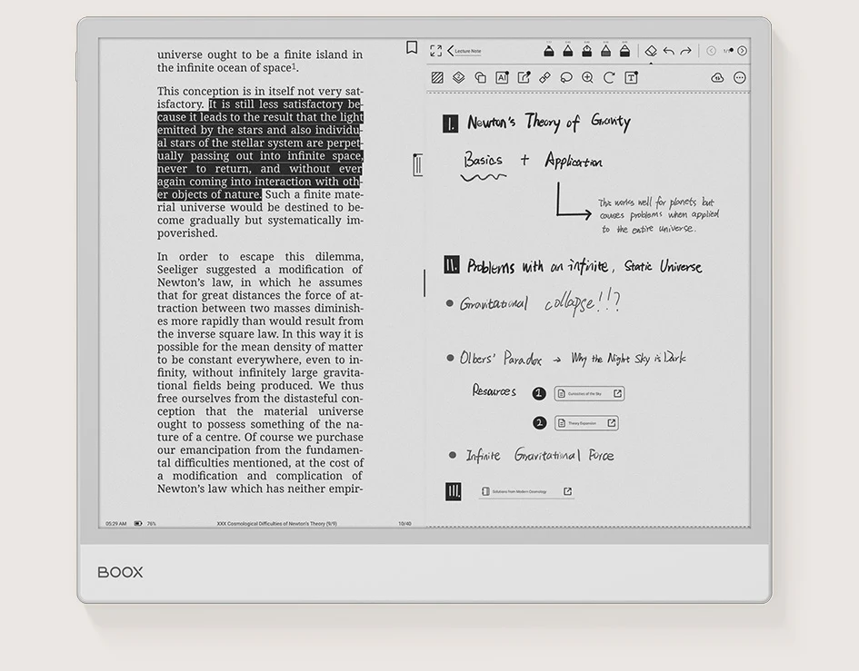 کتابخوان BOOX Note Max