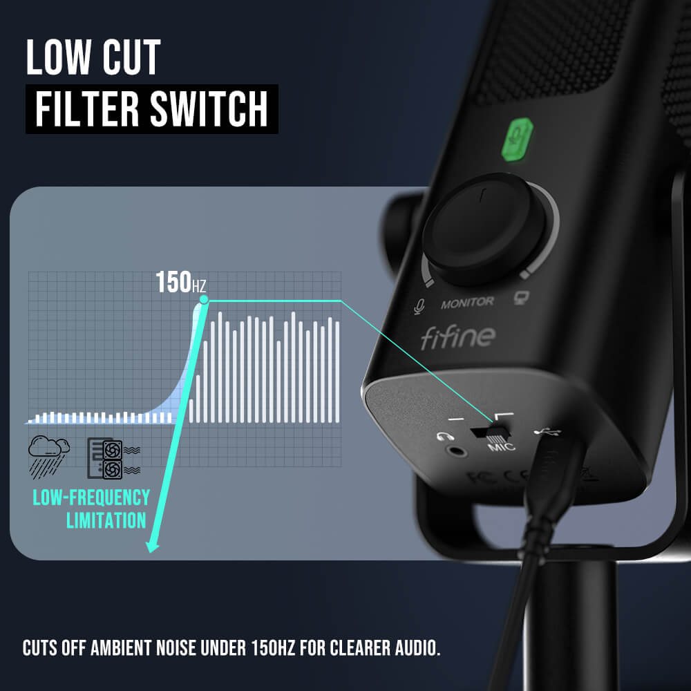 فیلتر Low-Cut هوشمند 
