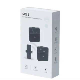 میکروفن یقه ای وایرلس دار دو کاربره مدل SX31